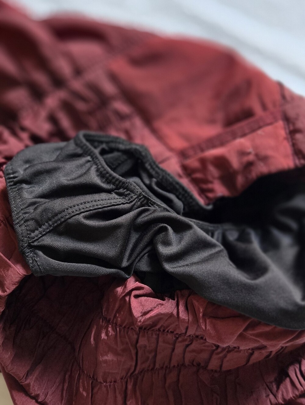 Free People Movement Burgundy Run Shorts, Size Small - Picture 5 of 8